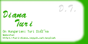 diana turi business card